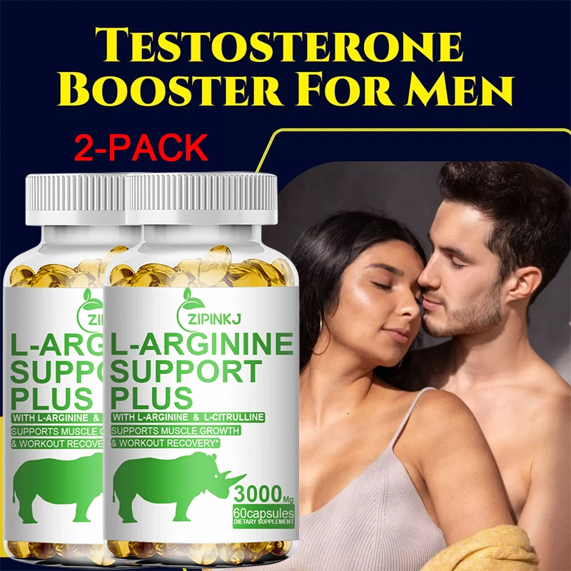 L-Arginine 60 Nitric Oxide, Endogenus Male Vitality Booster,Stamina Support 120