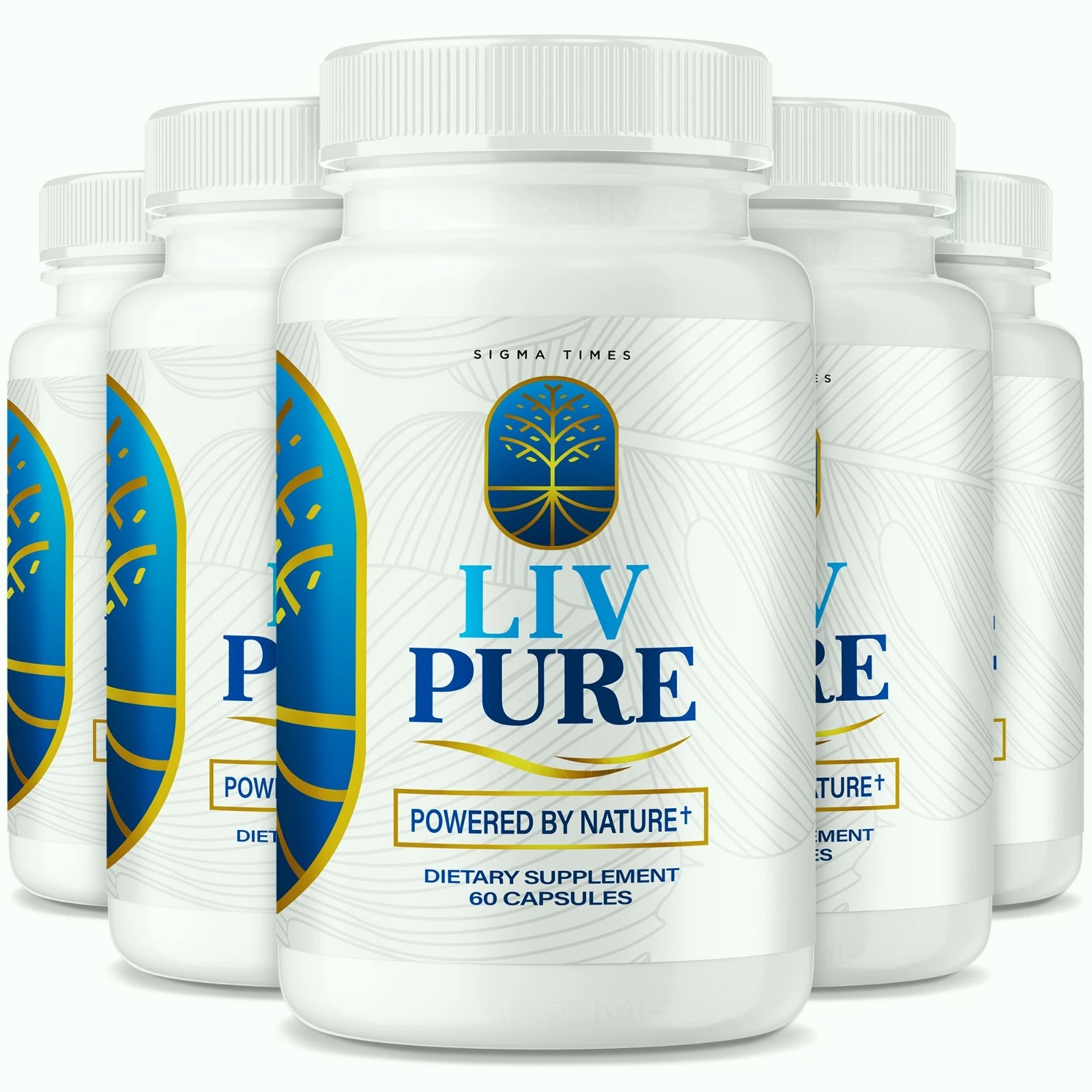 (5 Pack) Liv Pure Capsules For Liver Detox Support - Liv Pure Weight Loss Pills