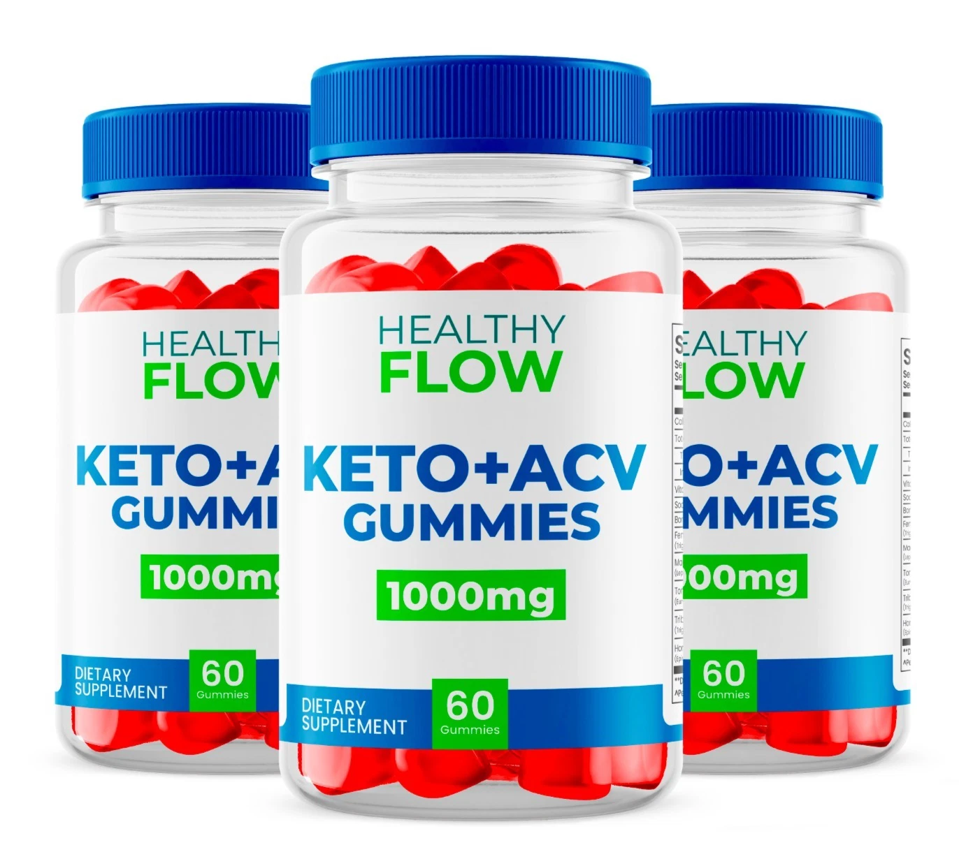 Healthy Flow Keto + ACV Gummies, Healthy Flow Support Gummies 3Pack 180 gummies