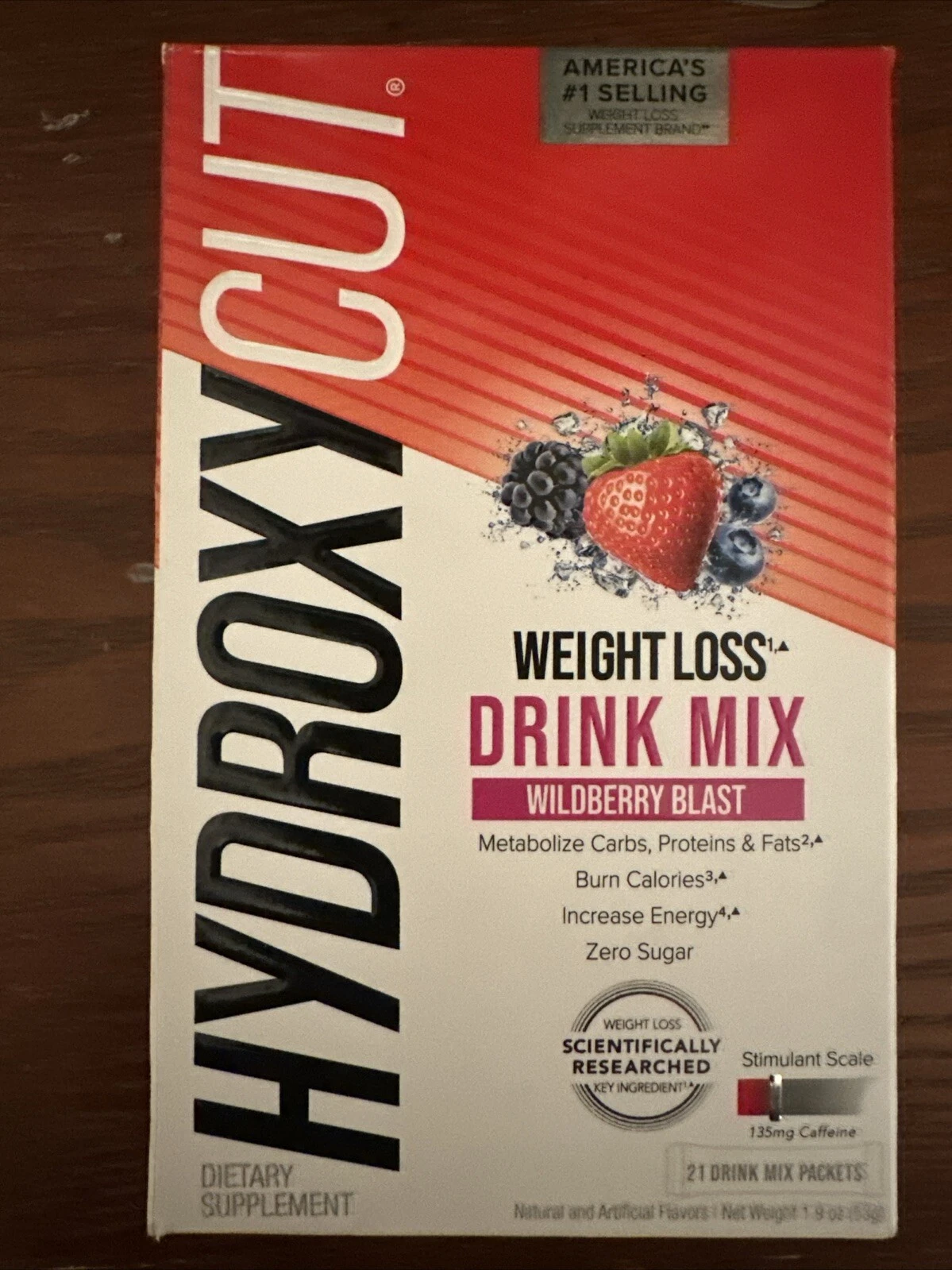 Hydroxycut Weight Loss Drink Mix Wildberry Blast