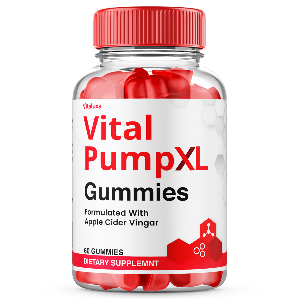 Vital Pump XL Gummies for Men Max Strength, VitalPump XL Supplement (60 Gummies)