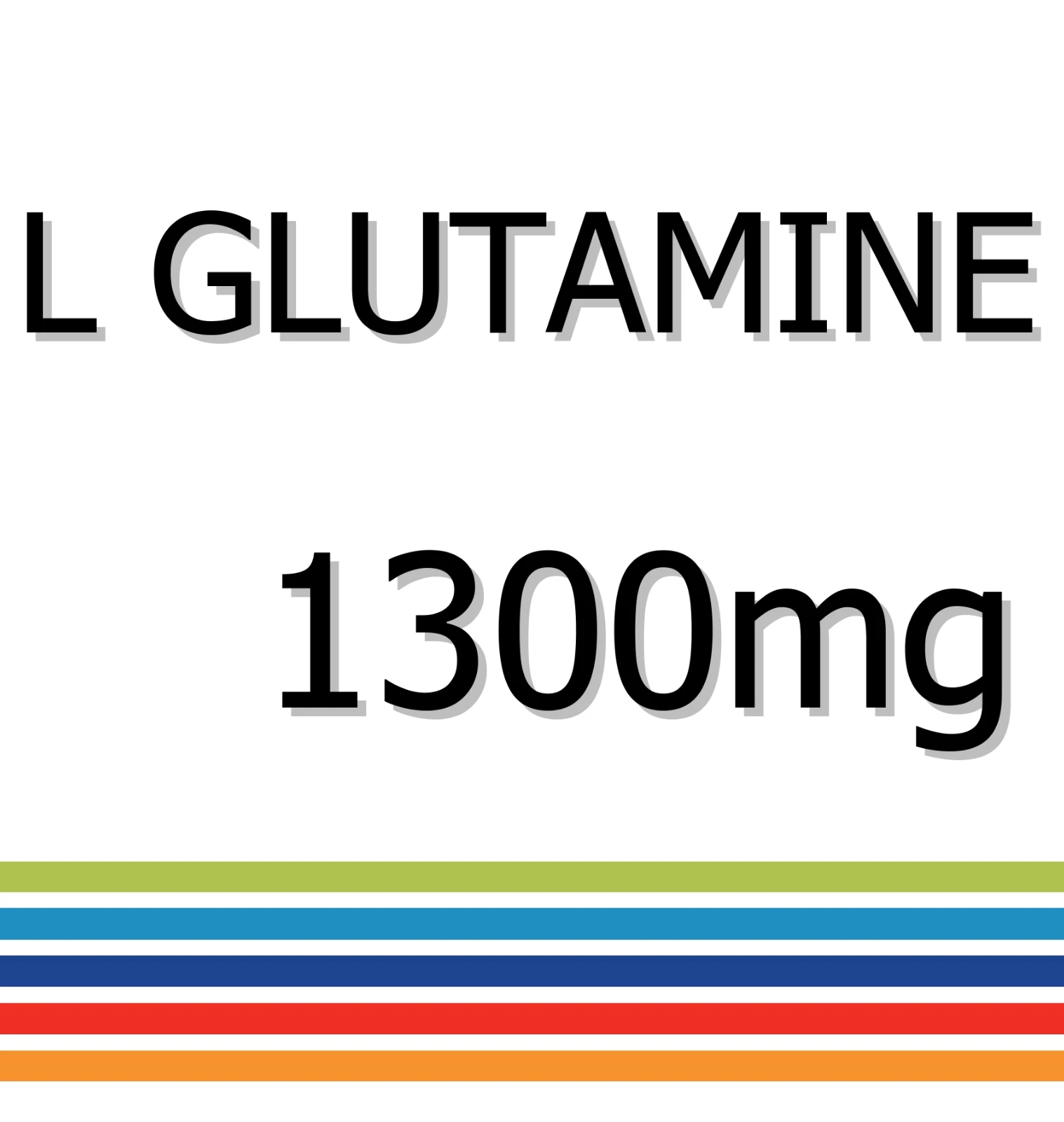 L GLUTAMINE 1300mg x 30 Tablets - Digestive Health