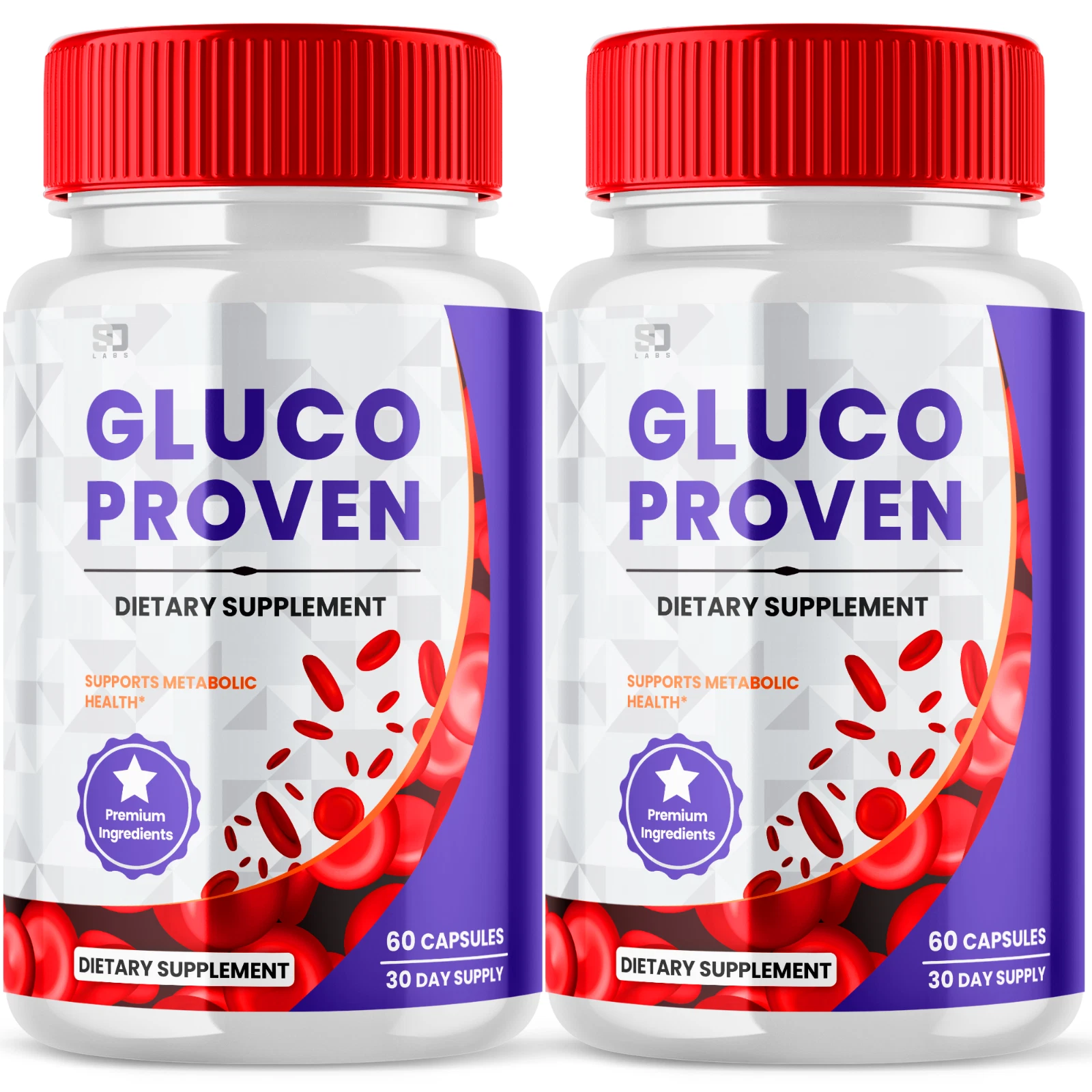 (2 Pack) Glucoproven, Glucoproven Glucose & Blood Sugar Support (120 Capsules)