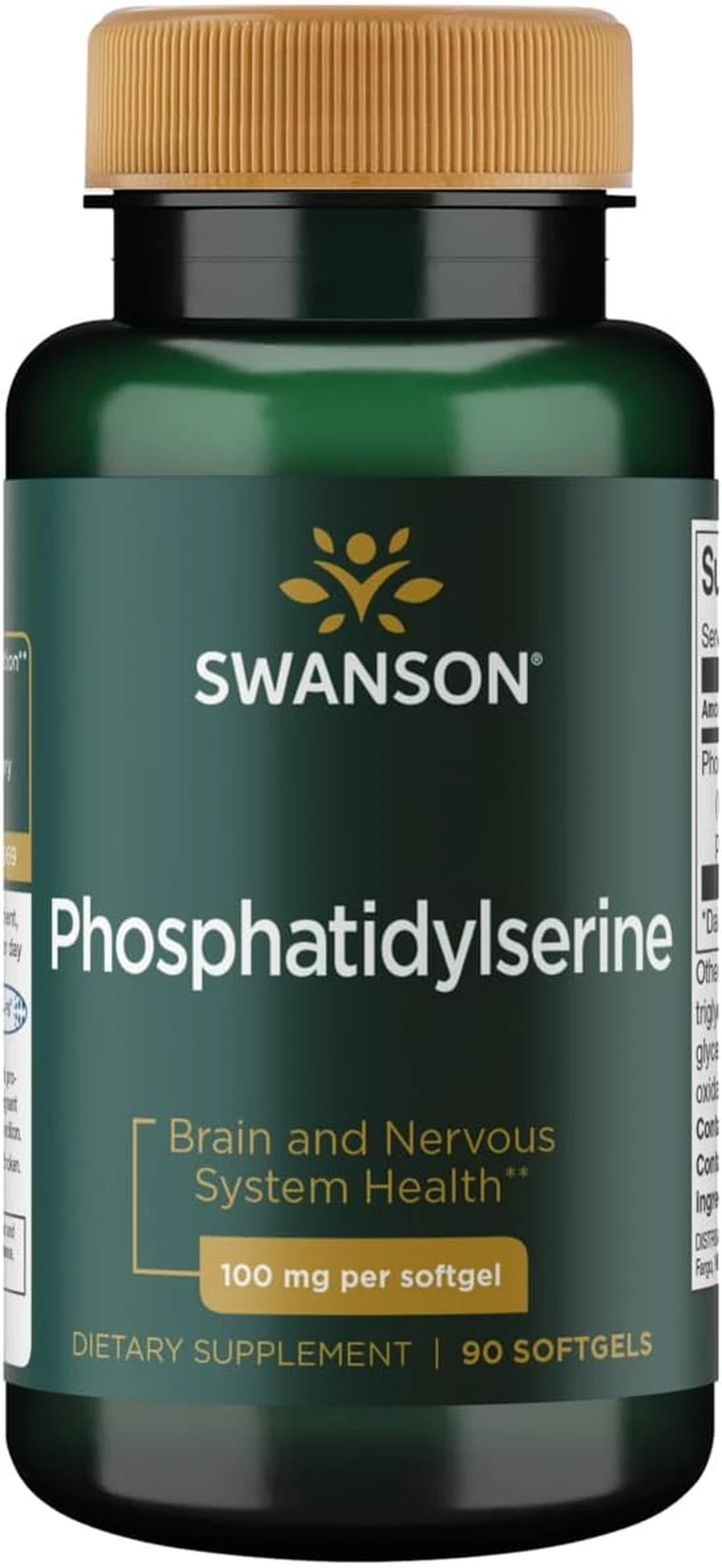 ✨ Swanson Phosphatidylserine 100 Milligrams 90 Sgels