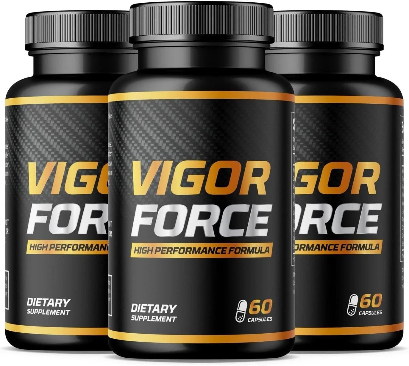 Vigor Force High Performance Formula Supplement Pills (180 Capsules) 3-Pack