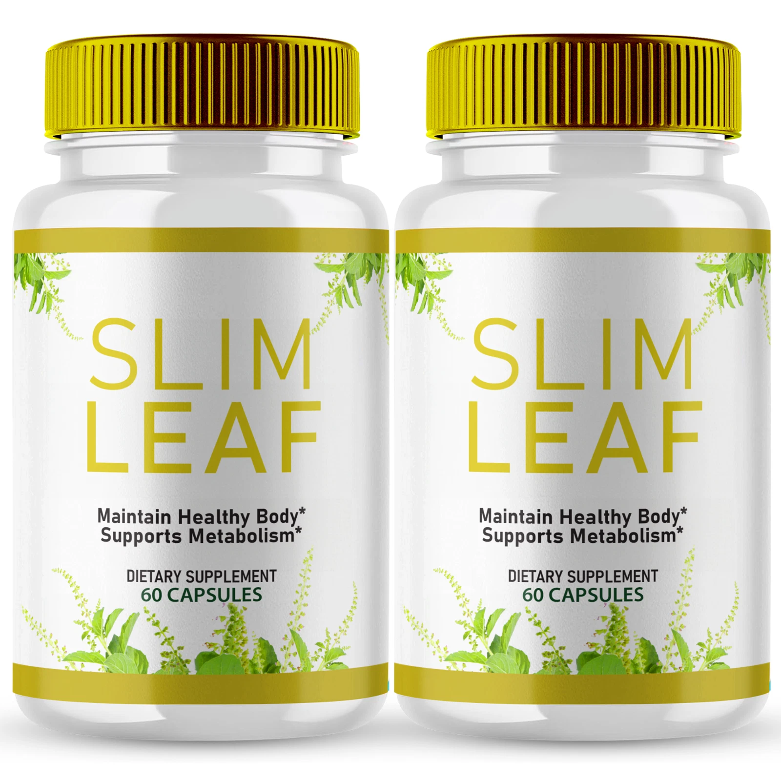 (2 Pack) Slim Leaf Weight Loss Capsules, Advanced Metabolism Booster Pills