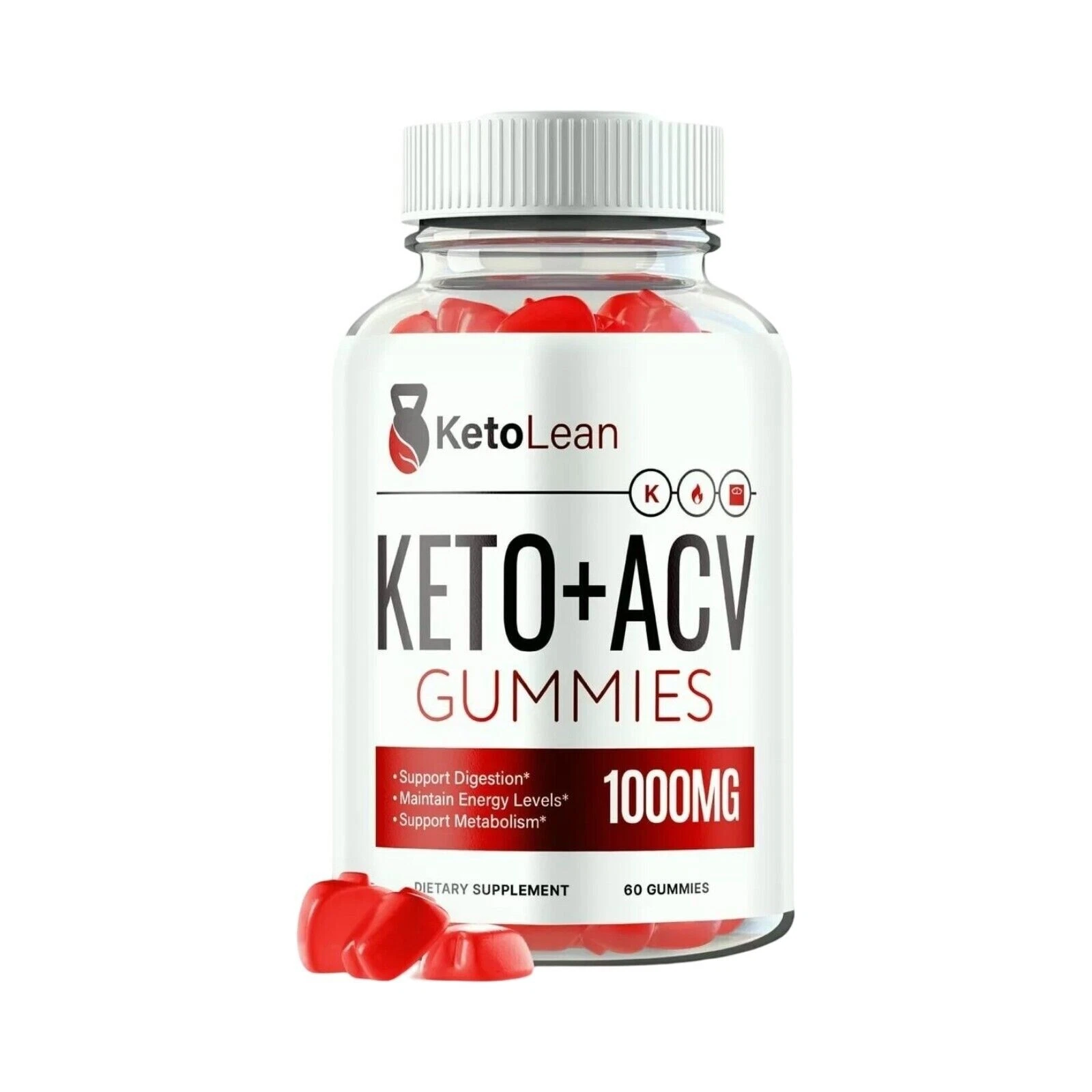 Keto Lean ACV Gummies, Keto Lean Gummies for Weight Loss (60 Gummies)
