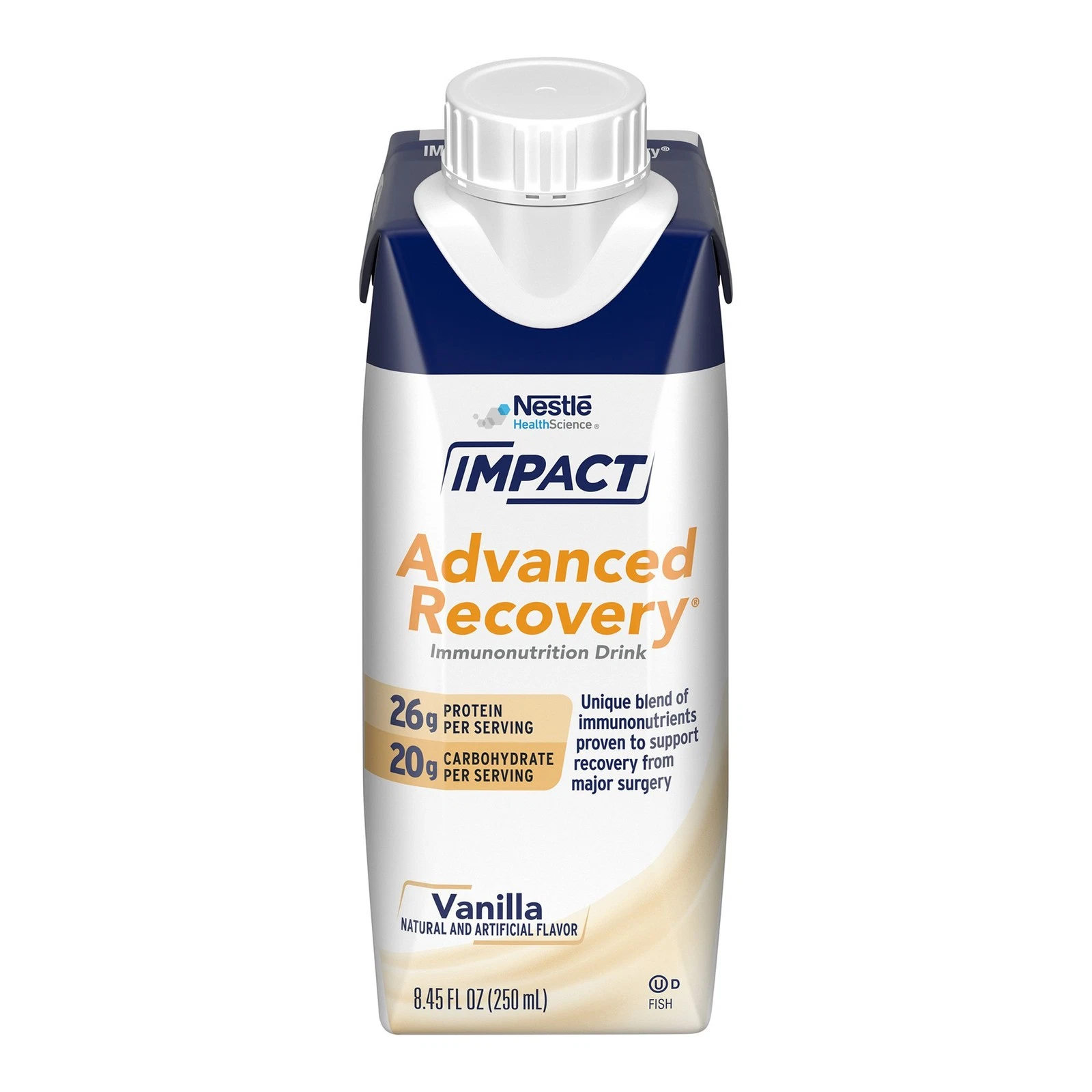 Nestle Impact Advanced Recovery Immunonutrition Drink Vanilla 8.45 oz 10 Ct