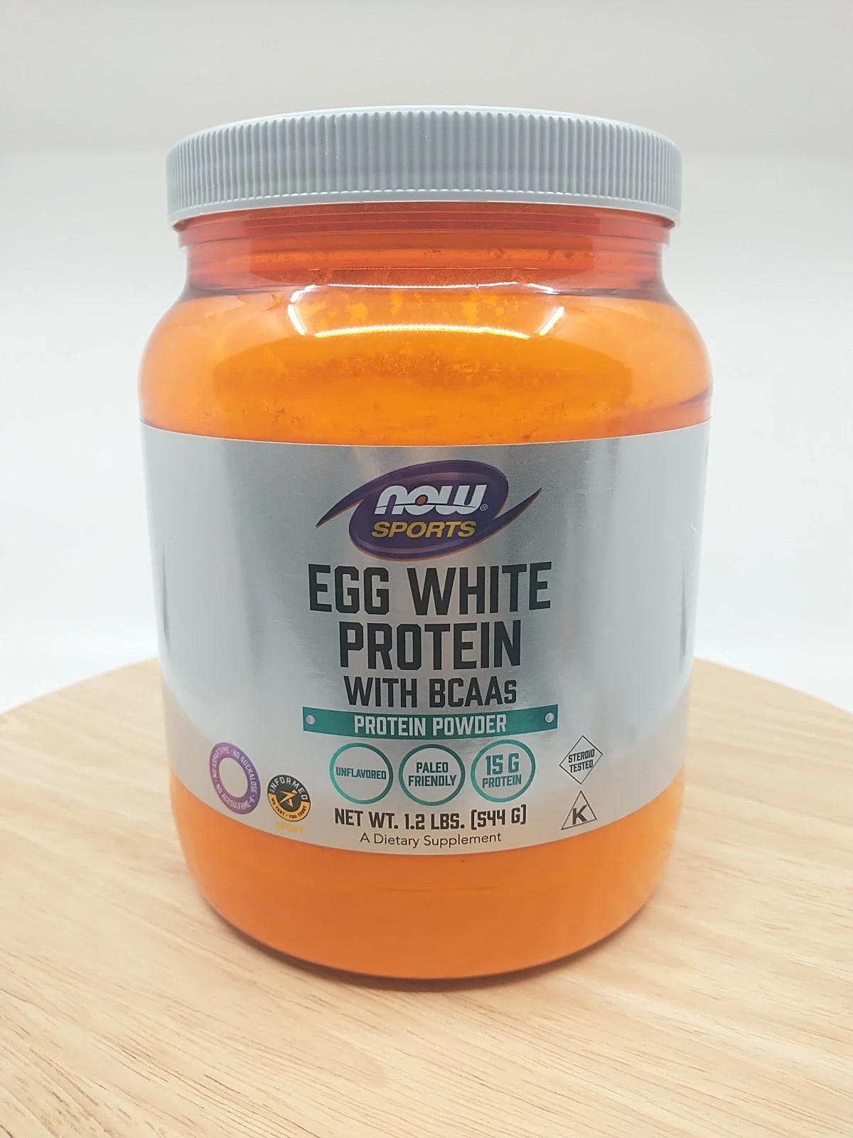 NOW Foods Eggwhite Protein Powder - 1.2lbs