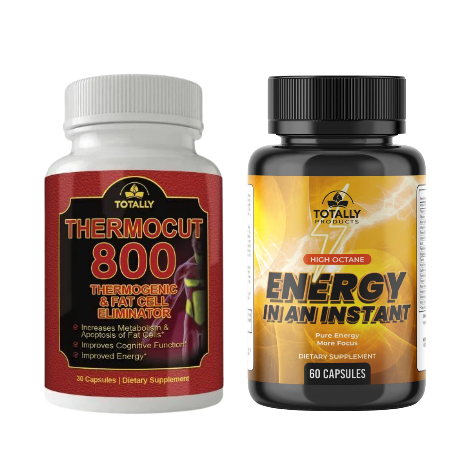 Thermogenic Fat Burn Weight Loss & Energy Boost Brain Health Memory Supplements