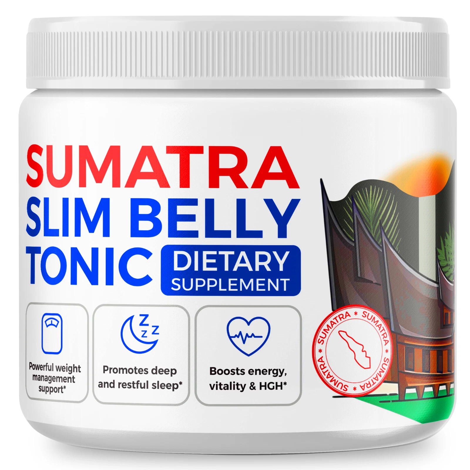 Sumatra Slim Belly Tonic Powder - Official Formula (1 Pack)