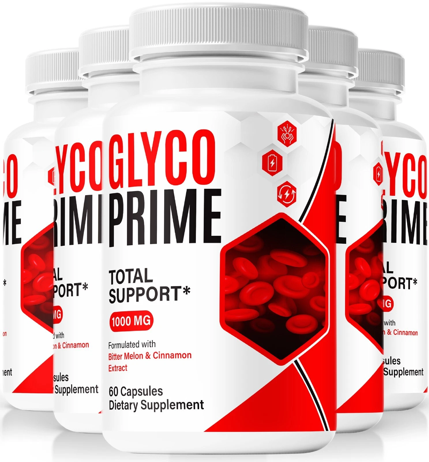 (5 Pack) GlycoPrime Pill, Glyco Prime for Advance Blood Health Support