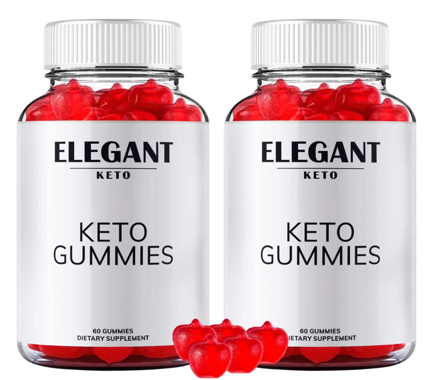 (2 csomag) Fitness elegáns ACV gumik, fejlett fogyás keto ACV gumi