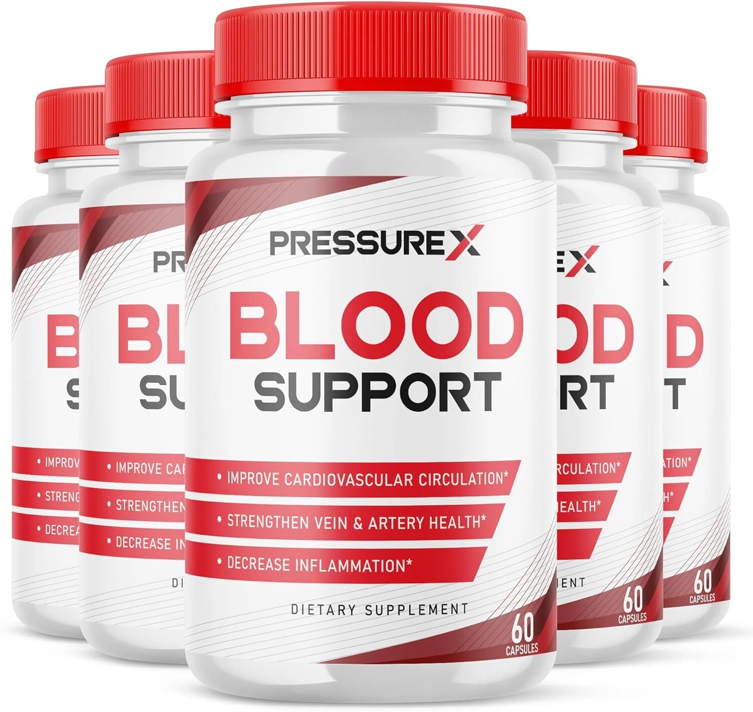 Pressure X Pills - Pressure X Pills For Blood Sugar Support ORIGINAL - 5 Pack