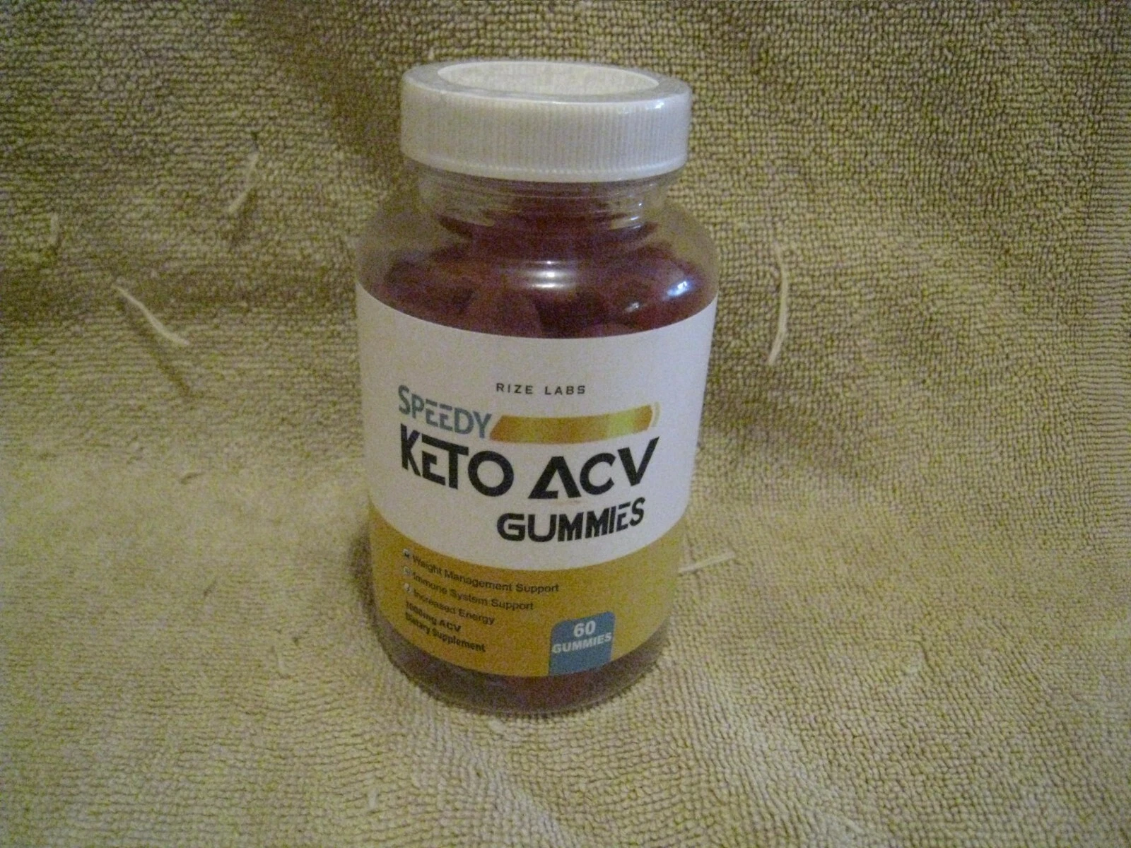 Rize LABS Speedy Keto ACV Gummies - NEW Sealed 2025 Weight Loss - 60 Gummies