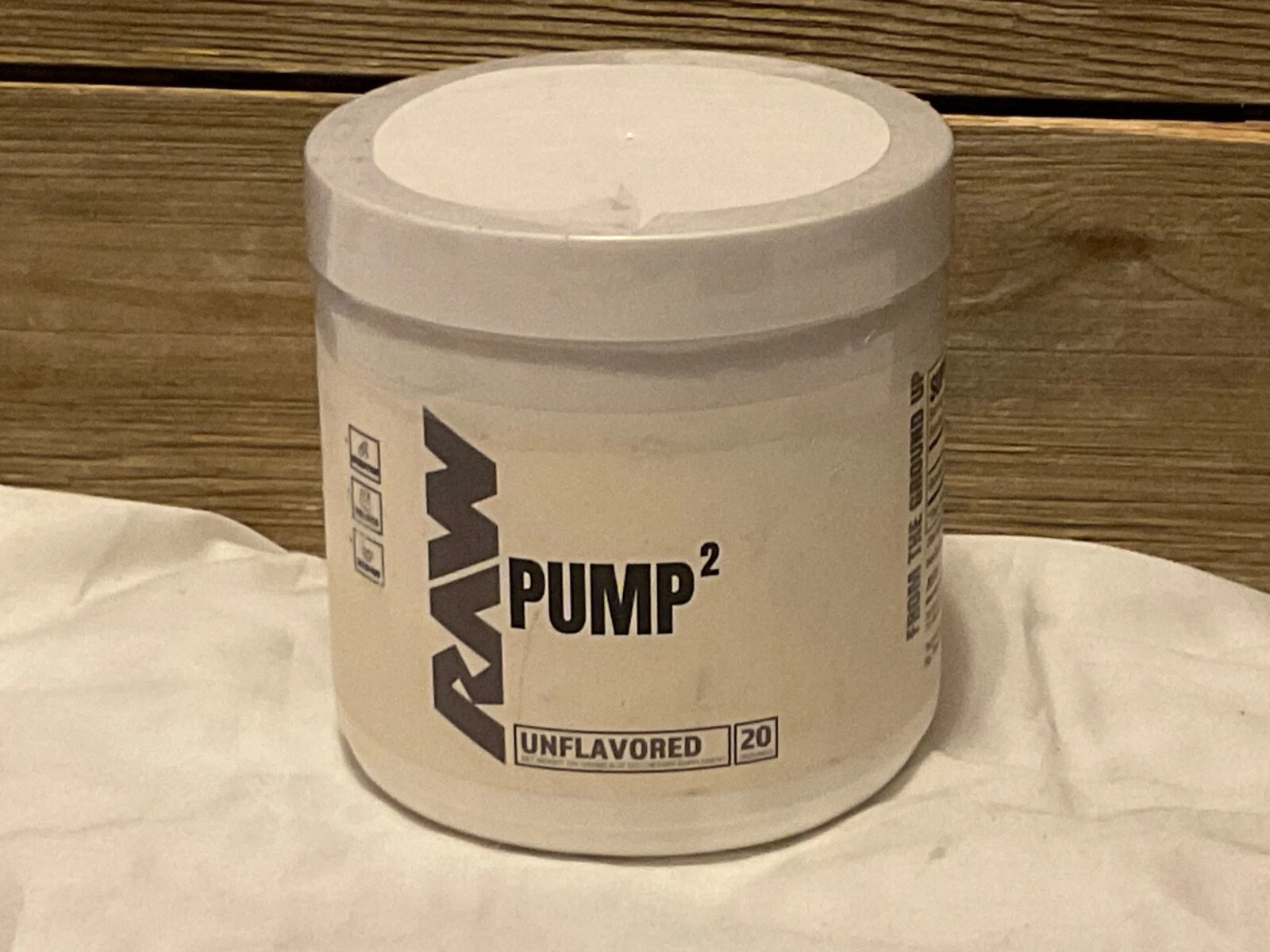 RAW Pump 2 Unflavored, 4.37 oz 124 grams 20 Servings New Expires 01/2026