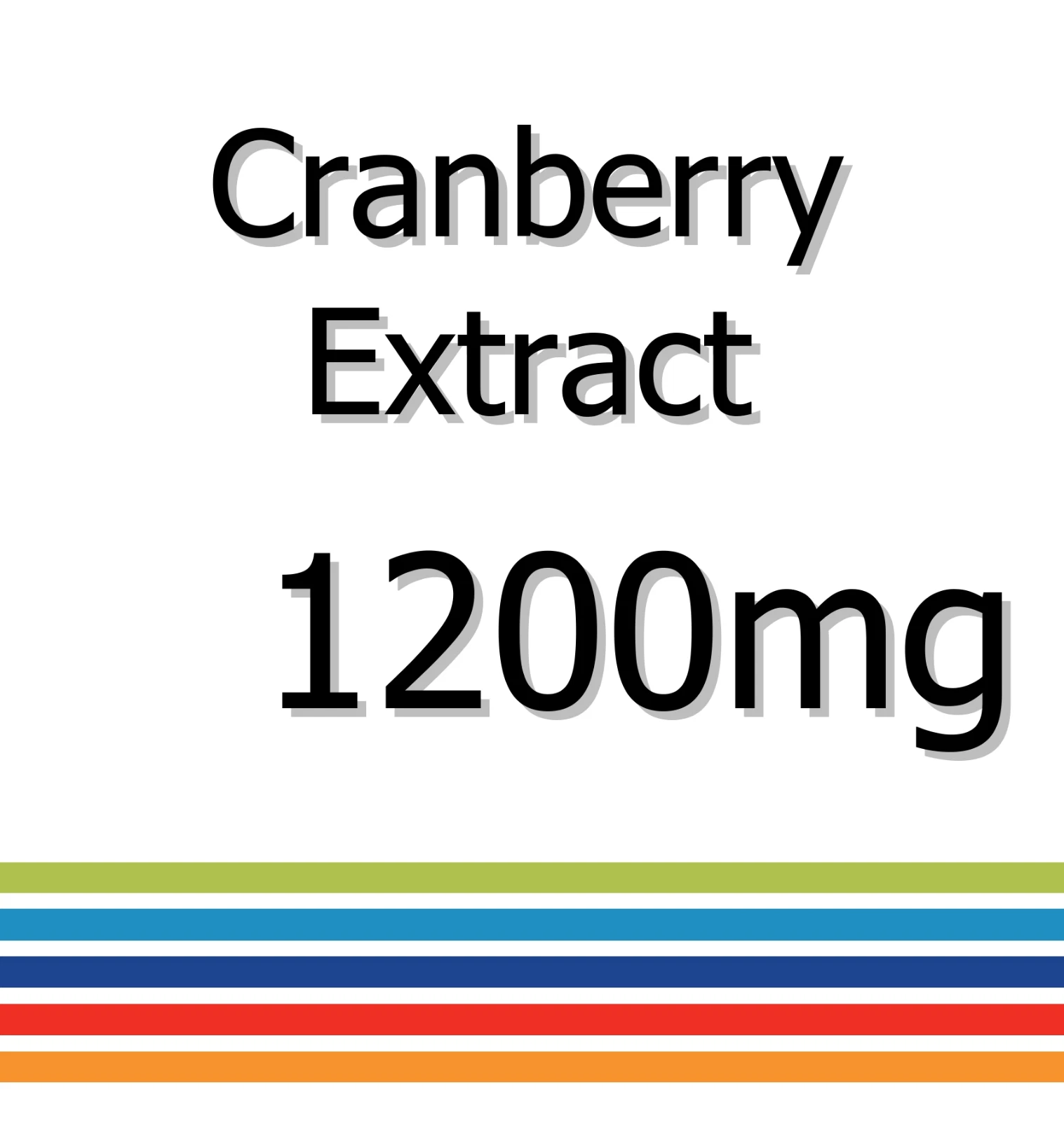 Cranberry Extract 1200mg x 30 Tablets - Immune System Boost