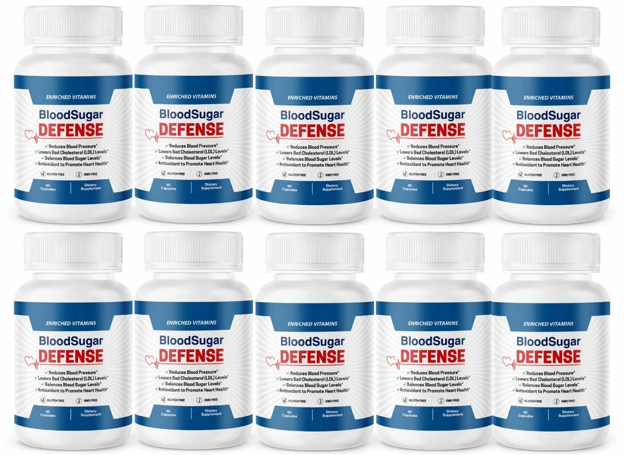 Official Blood Sugar Defense Advanced Blood Sugar Formula 10Bottle, 600 Capsules