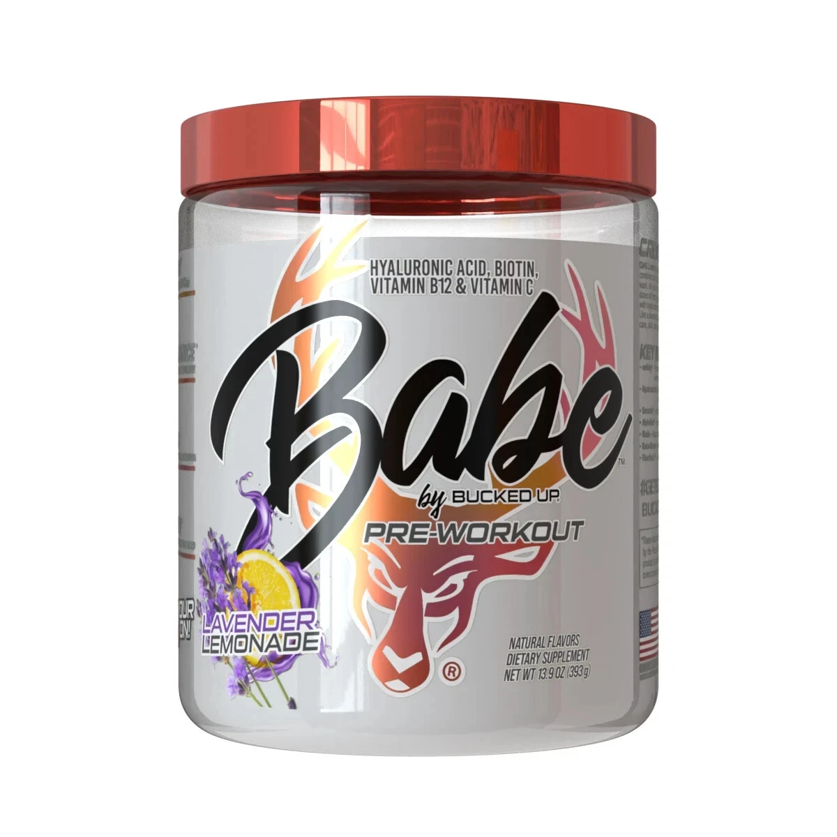 Bucked Up Babe Pre Workout For Women - Sparkling Orchard 13 oz 01/2026