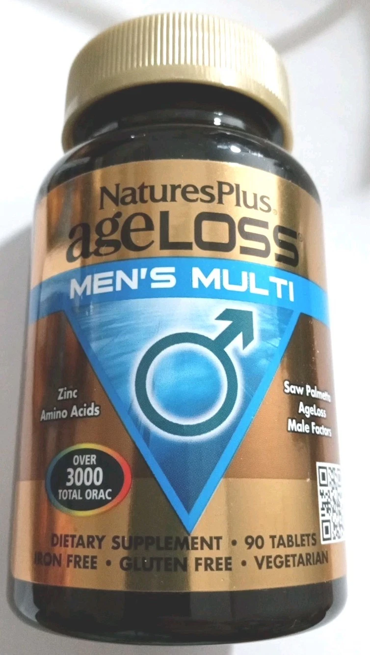 Natures Plus Ageloss Men`s Multi- 90 Tablets