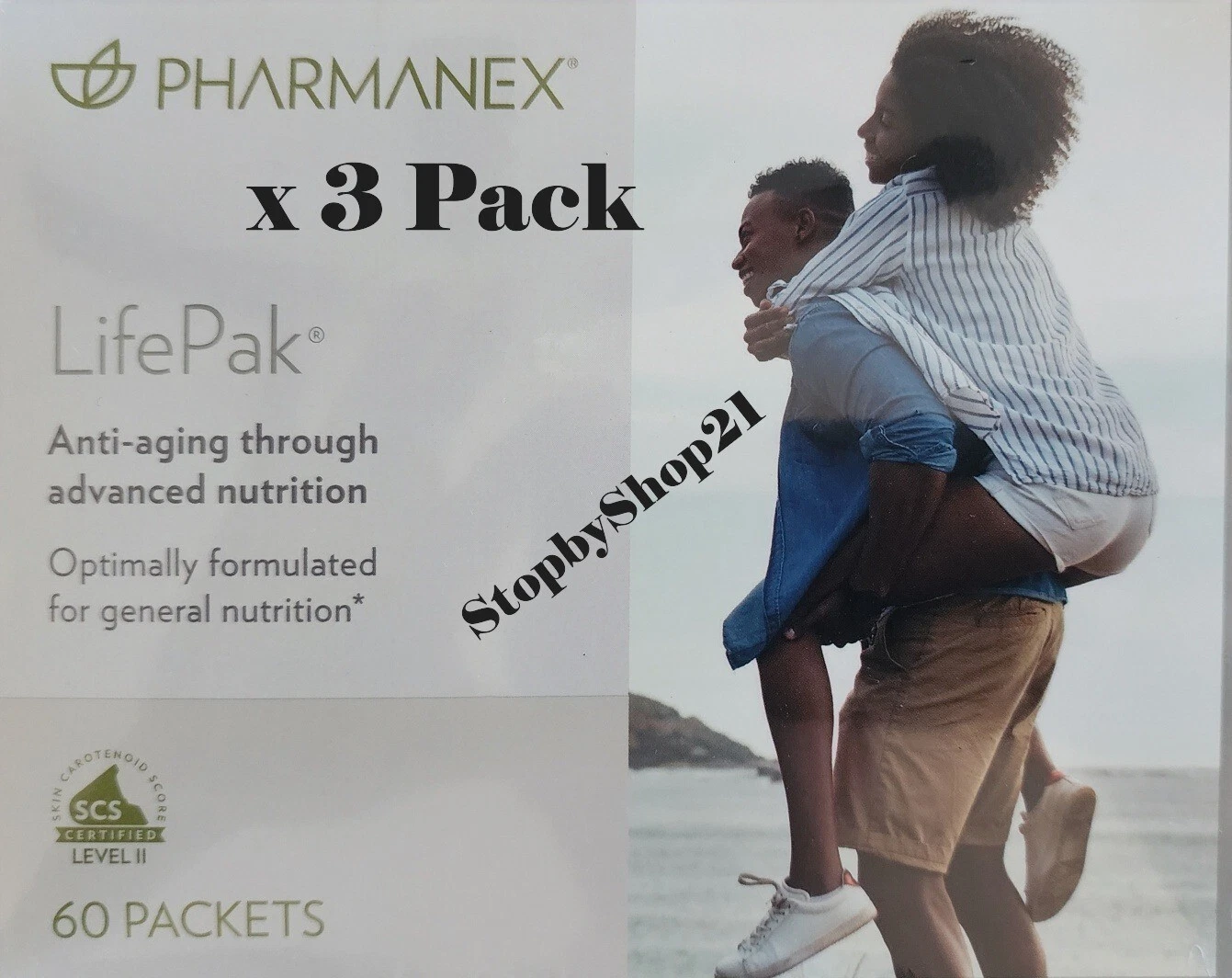 [3pk] Nu Skin NuSkin Pharmanex LifePak Anti-Aging Formula Exp 05/2026 "NEW LOOK"