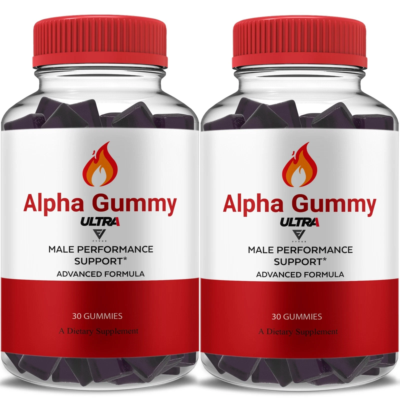 (2 Pack) Alpha Gummy Ultra Max Performance, Alpha Gummy Reviews (2 Month Supply)