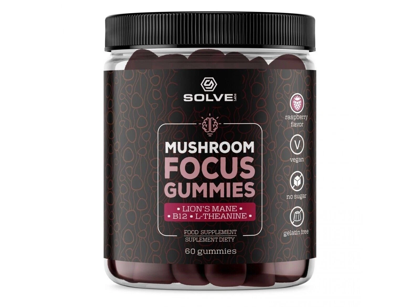 MUSHROOM FOCUS GUMMIES : Lion's Mane Gummies || Solvelabs