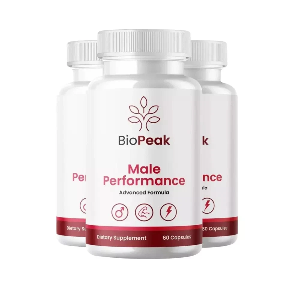 BioPeak Male Performance Advanced Formula Supplements (180 Capsules) 3-Pack