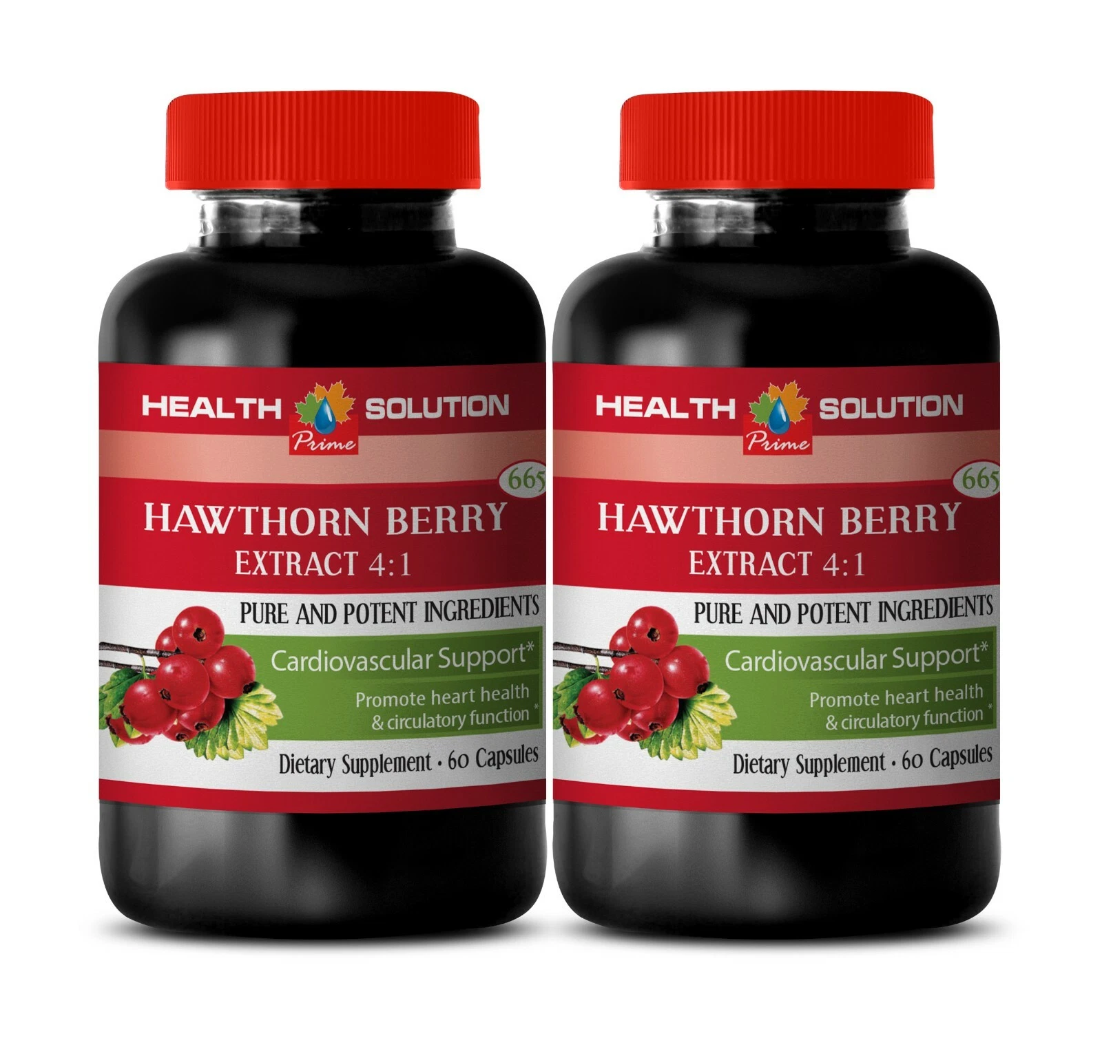 lower blood pressure naturally - Hawthorn Extract 665mg - improve digestion 2B