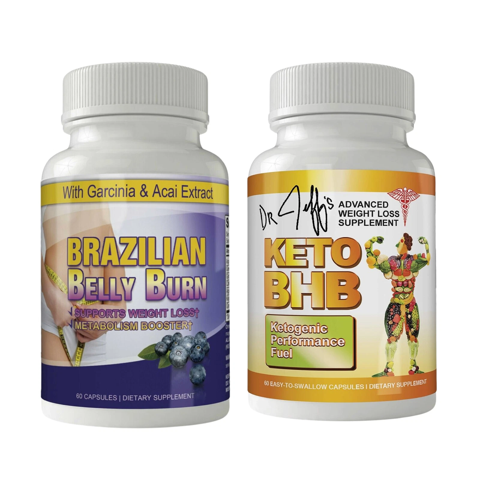 Brazilian Belly Fat Burner Supplements Keto BHB Weight Loss Ketogenic Diet Pills