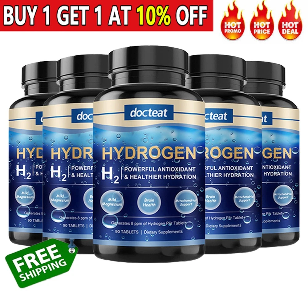 Molecular Hydrogen Water Tablets for Drinking Water Pure Magnesium H2 Hydrogen