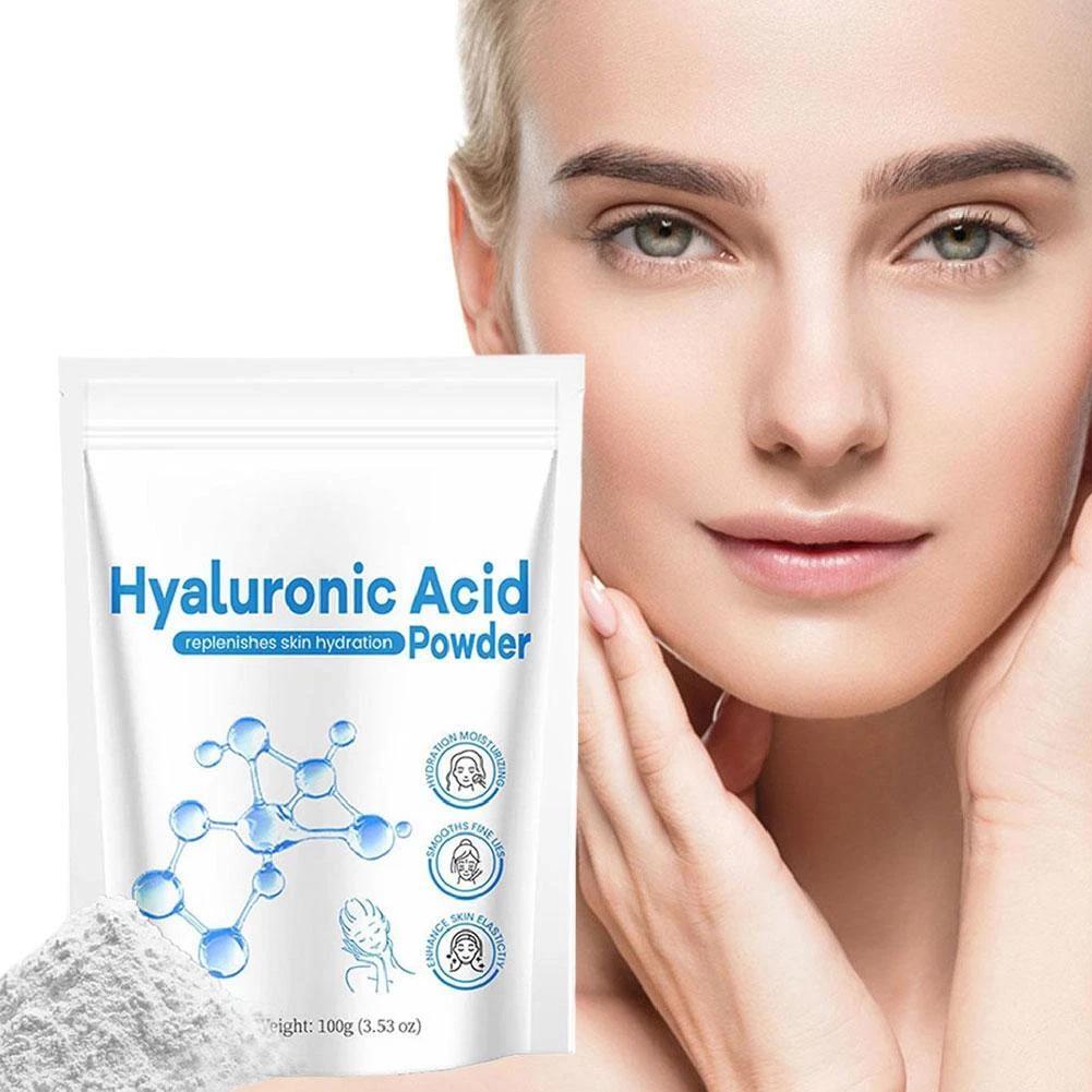 Hyaluronic Acid Powder Skin Hydration 100G / 3.53 OZ .&*.