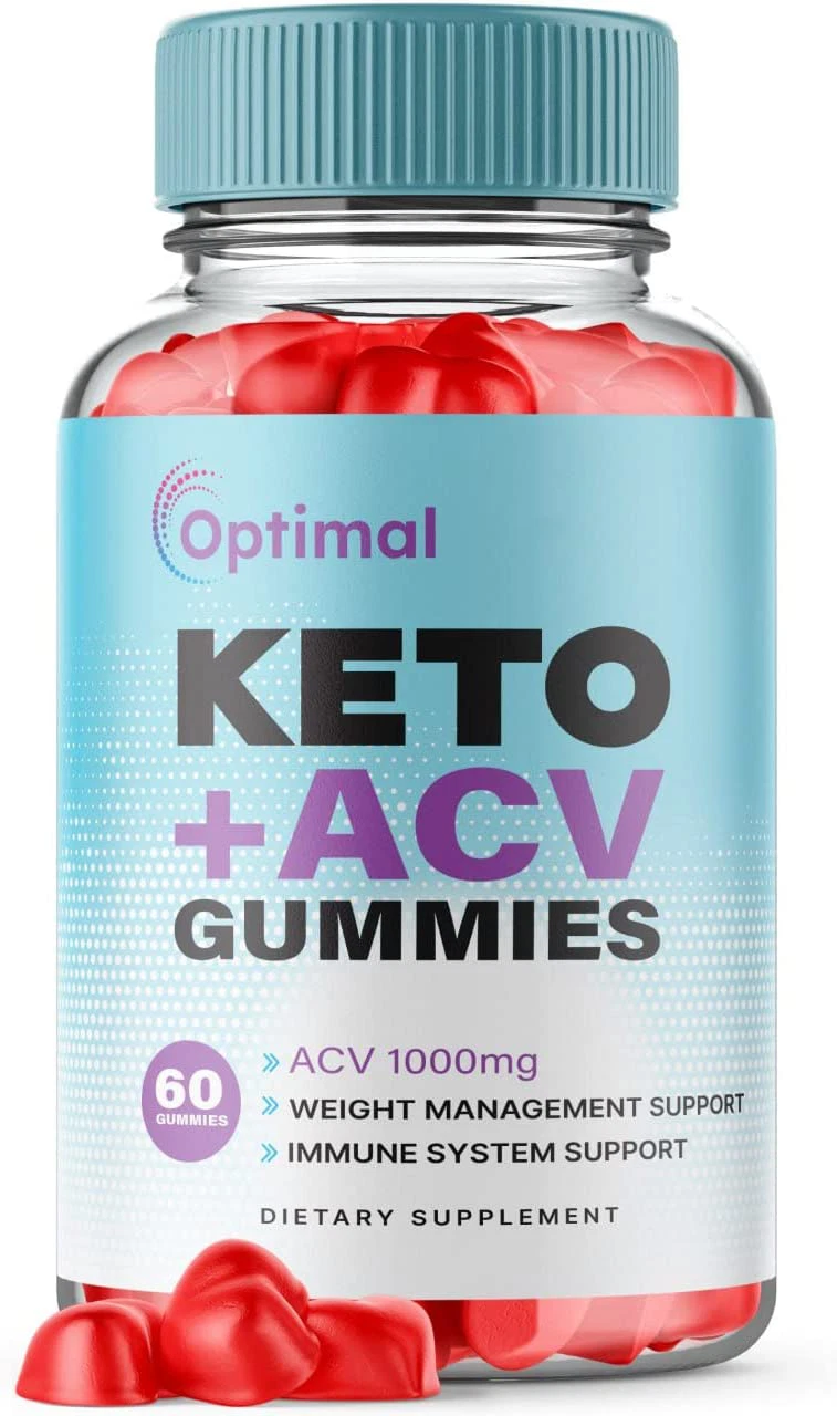 (1 Bottle) OFFICIAL Optimal Keto ACV Gummies Weight Loss Supplement - Men/Women