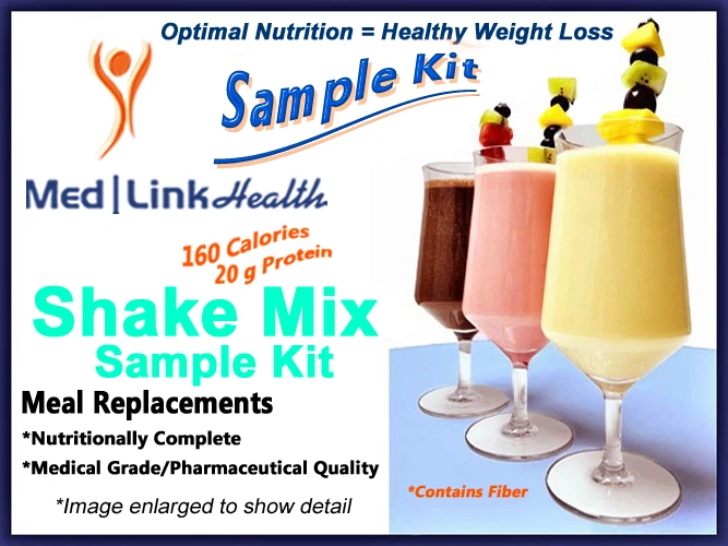 SHAKES | SIMILAR TO Optifast 800 | VARIETY | SAMPLE KIT