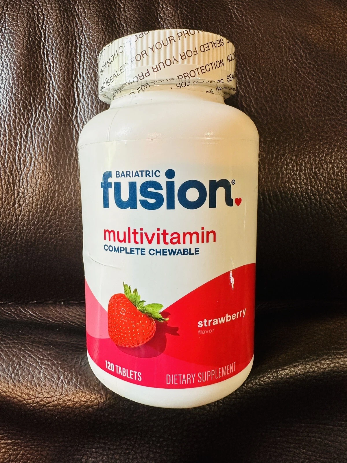 Bariatric Fusion STRAWBERRY Complete Chewable Multivitamin & Mineral 120 Tablets