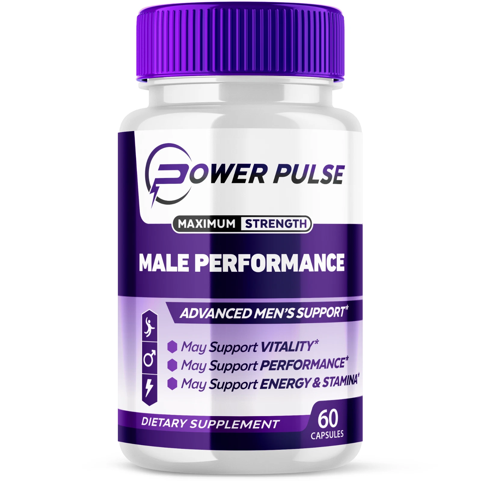 Power Pulse Advanced Supplement for Men with Natural Ingredients 60 Capsules