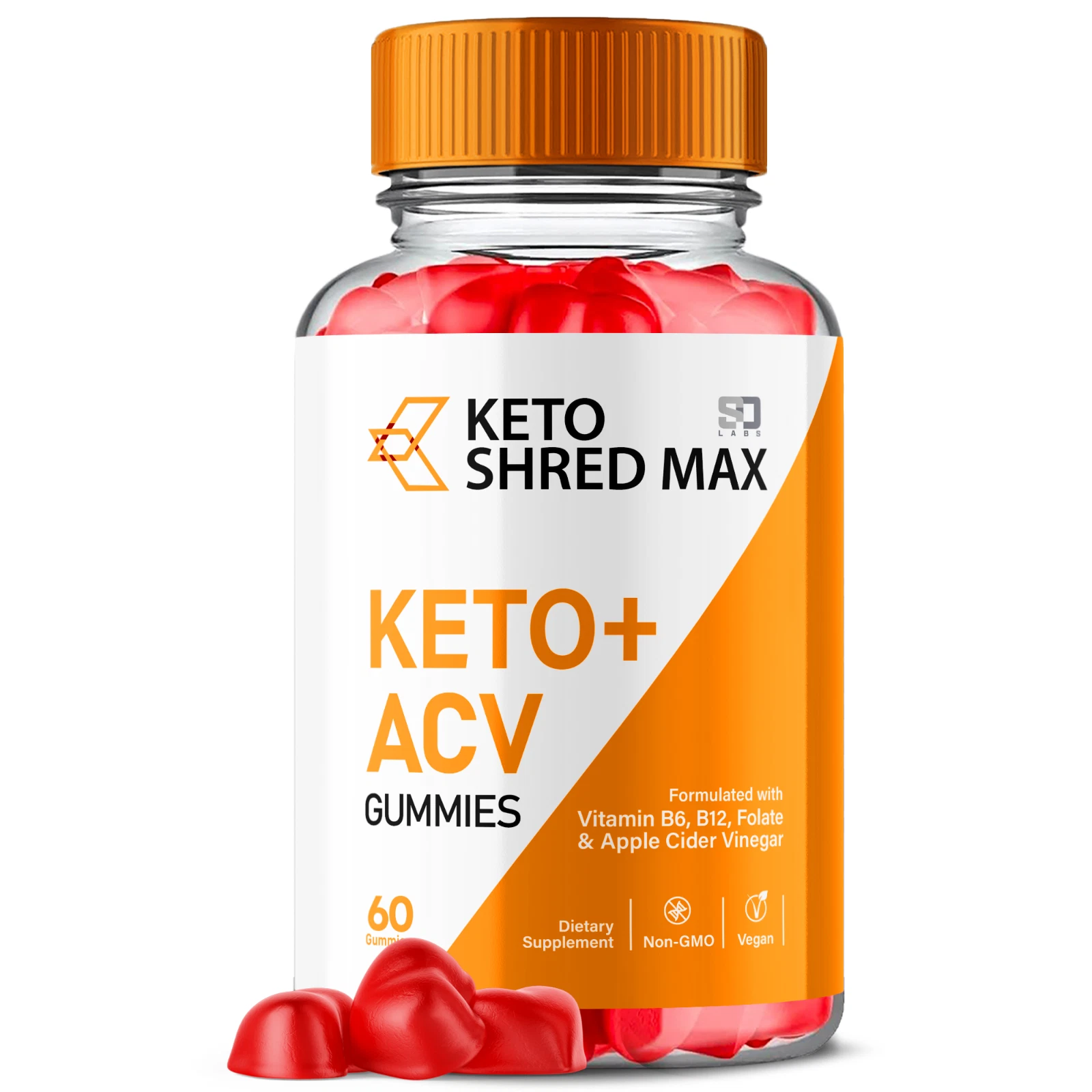 Keto Shred Max Gummies, Keto Shred Max Keto + ACV for Weight Loss (60 Gummies)