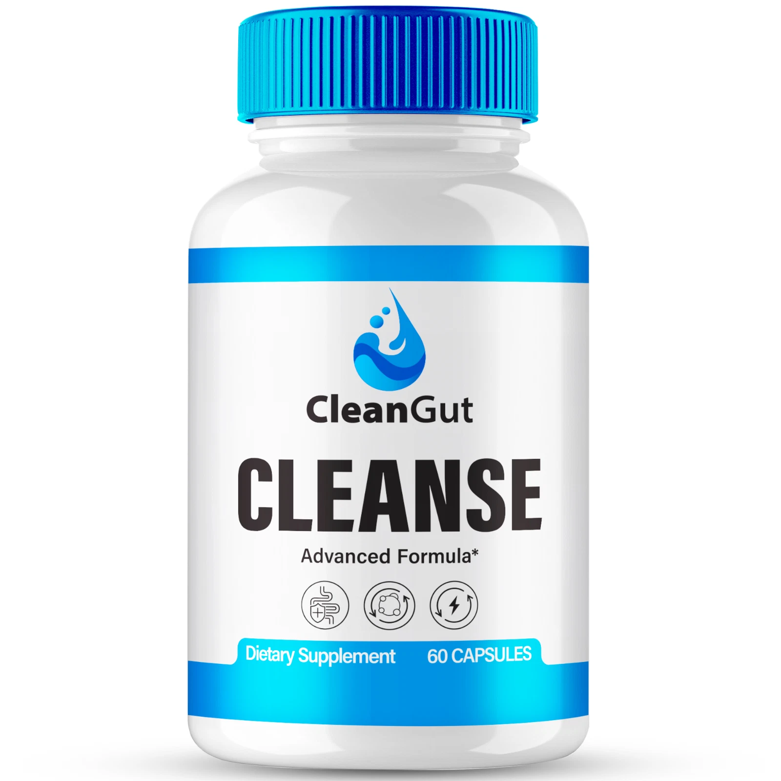 Cápsulas intestinales limpias para probióticos avanzados y píldoras de apoyo a la salud intestinal 60ct