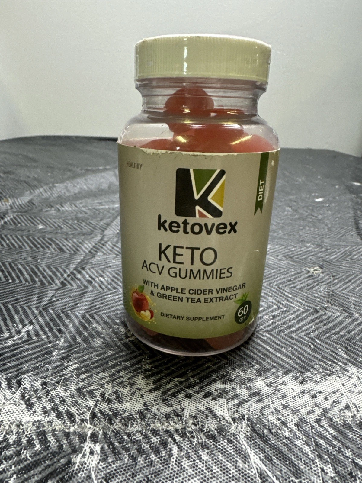 Ketovex Keto ACV Gummies for Appetite Control, Keto vex for Weight Loss 60ct