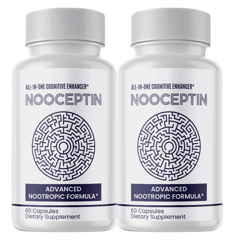 (2 Pack) Nooceptin - Cognitive Enhancer Capsules for Cognition and Focus