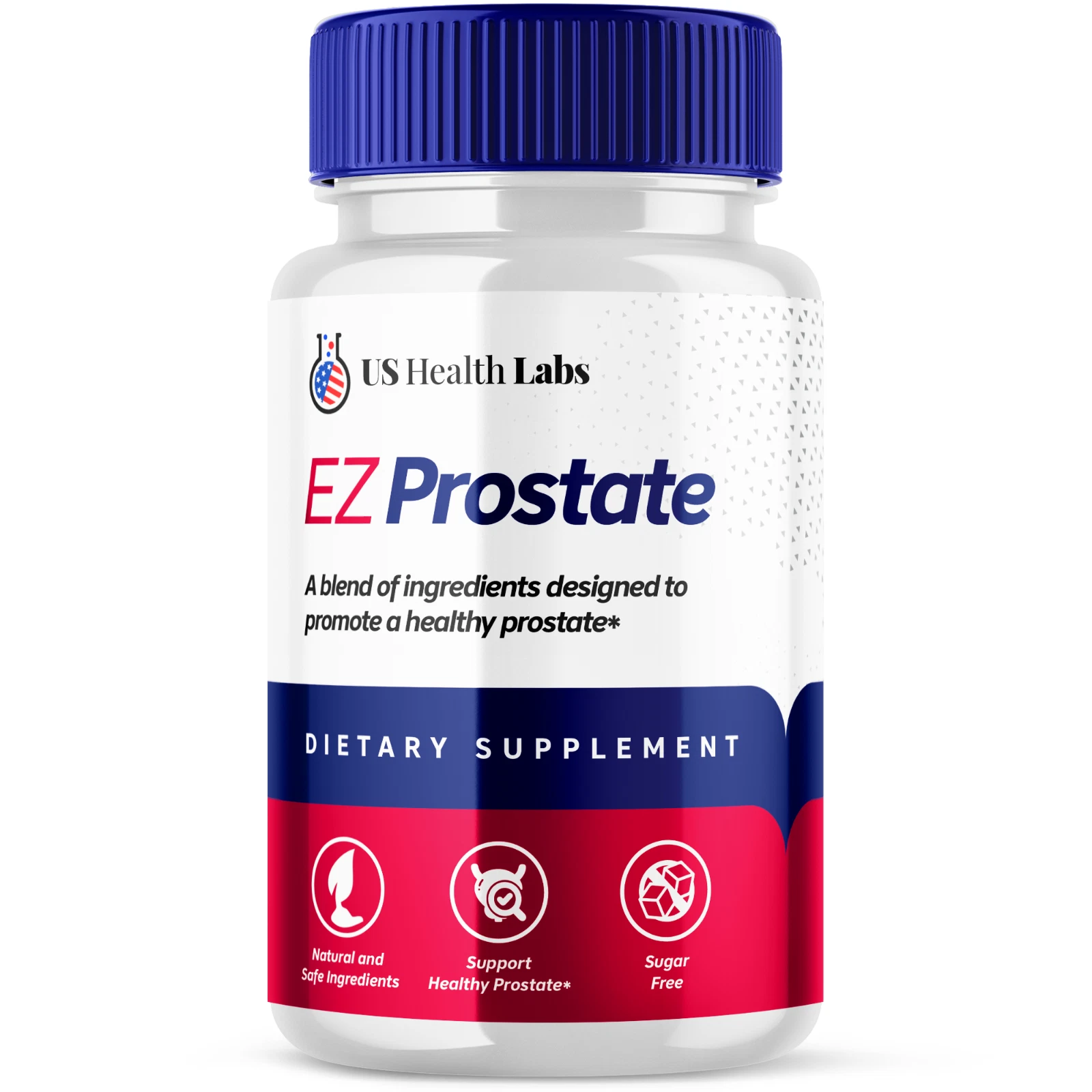 EZ Prostate Support Vitamin Maximum Strength Supplement for Men 60 Capsules