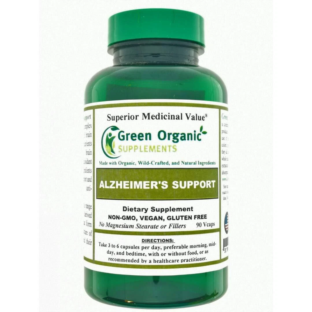 Alzeimer's Support, Green Organic Supplements