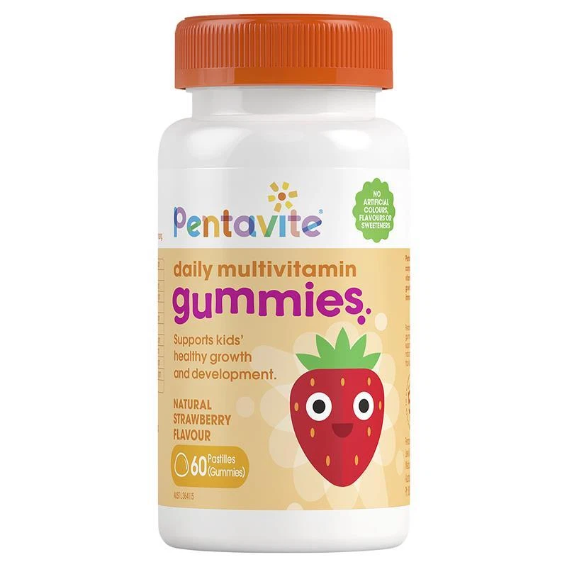 Pentavite Daily Multivitamin Kids Gummies 60 Gummies