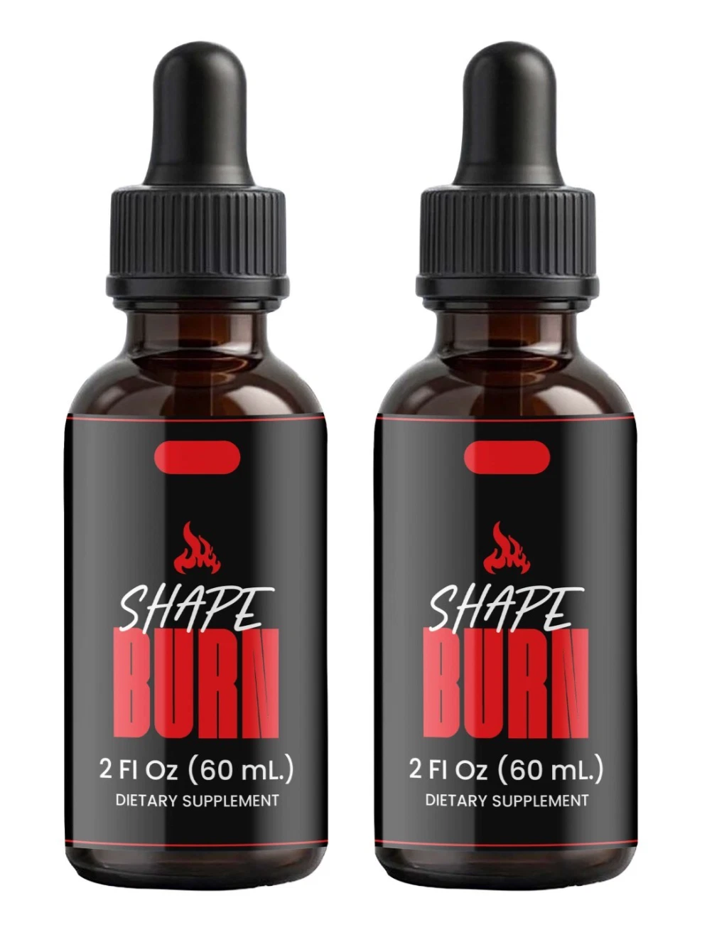 (2 Pack) Shape Burn Drops for Weight Loss, ShapeBurn Fat-Burning Formula