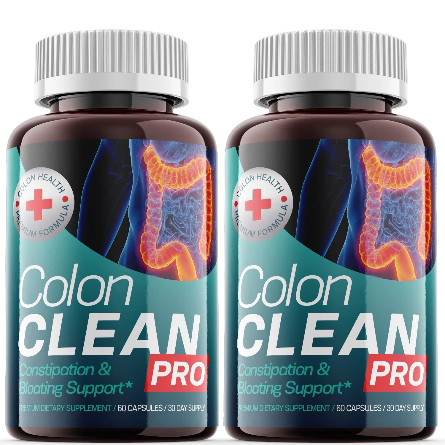 Colon Clean Pro Pills - Colon Clean Pro Support Constipation & Bloating - 2 Pack