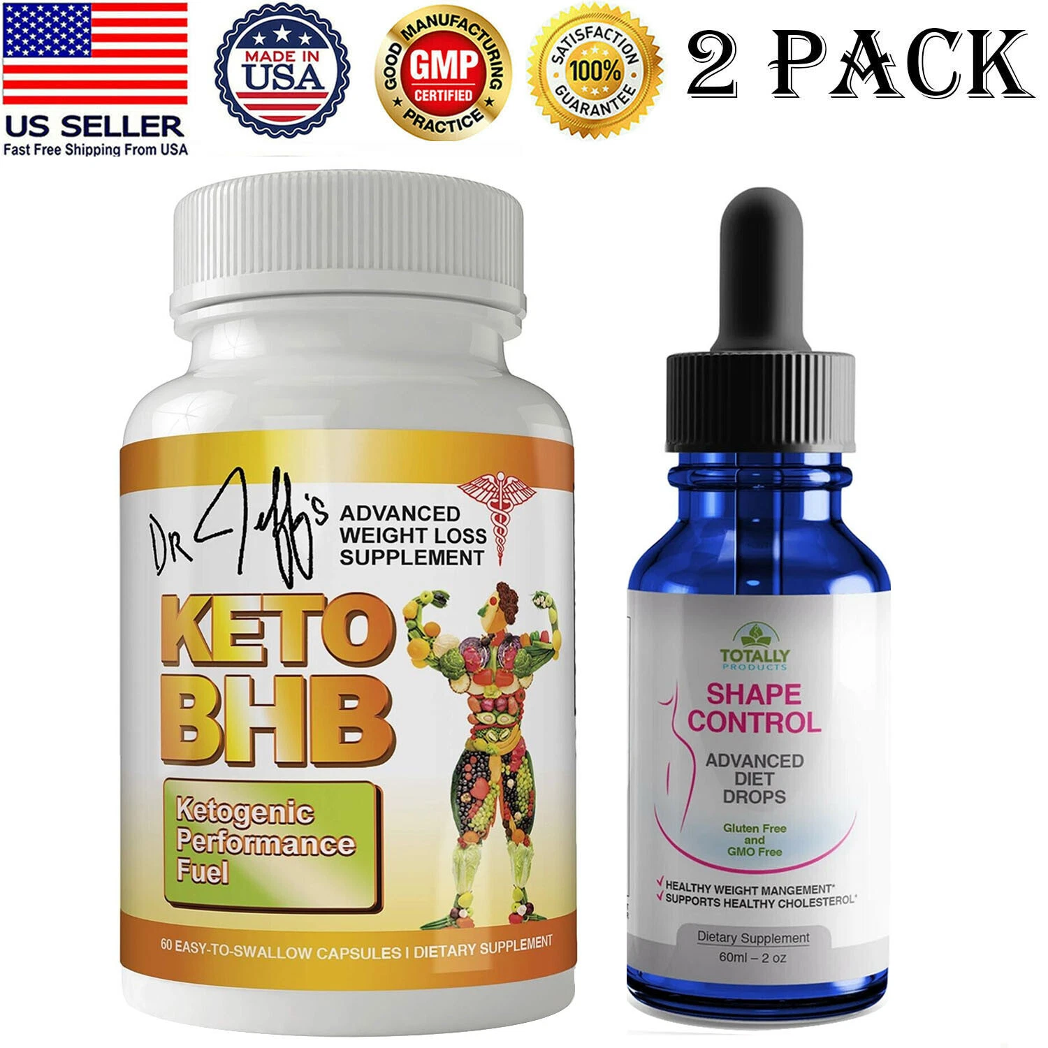 Keto Diet Pills BHB Strong Fat Burner Weight Loss Appetite Suppressant Drops