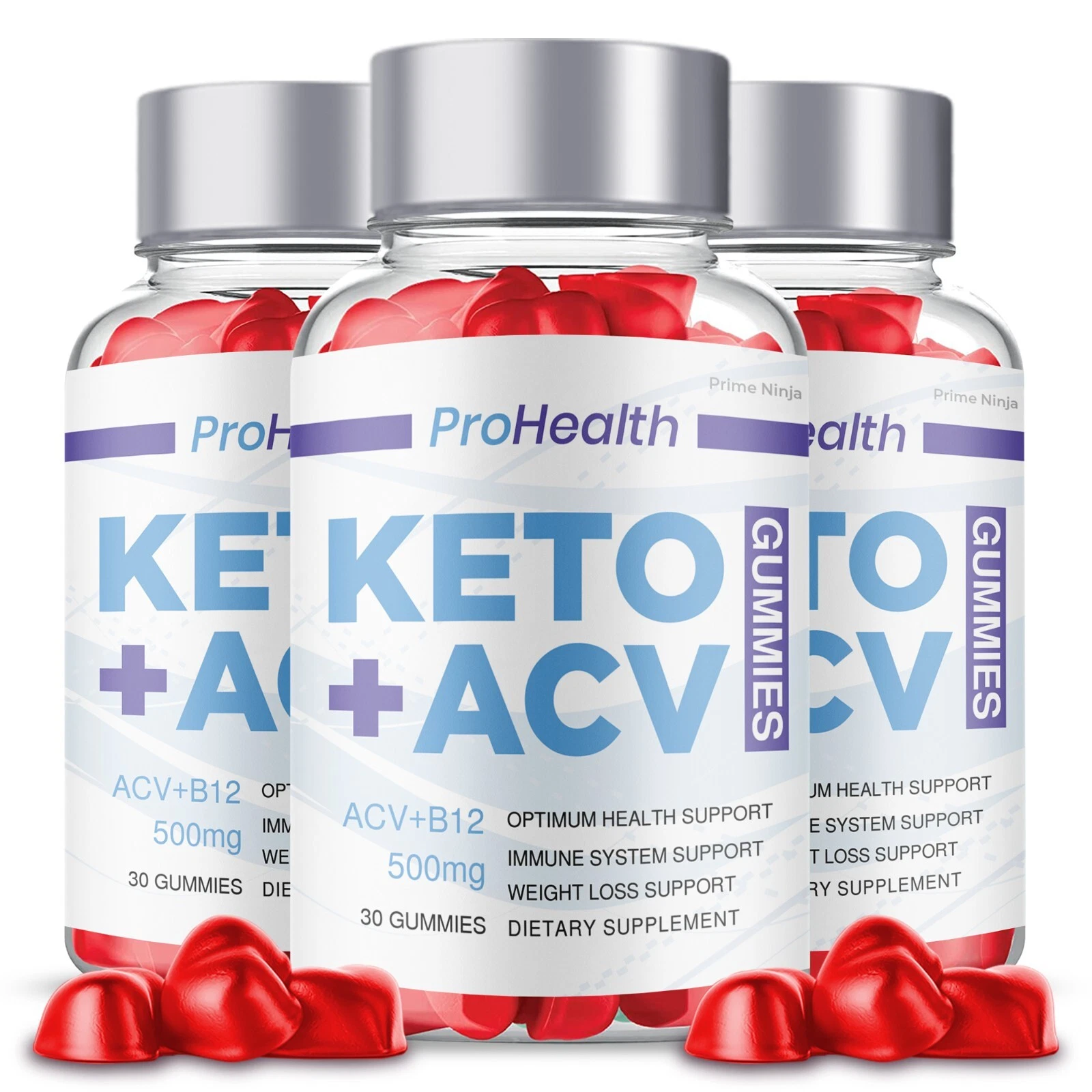 Pro Health Keto Gummies ProHealth Keto ACV Max Strength (3 Bottles)
