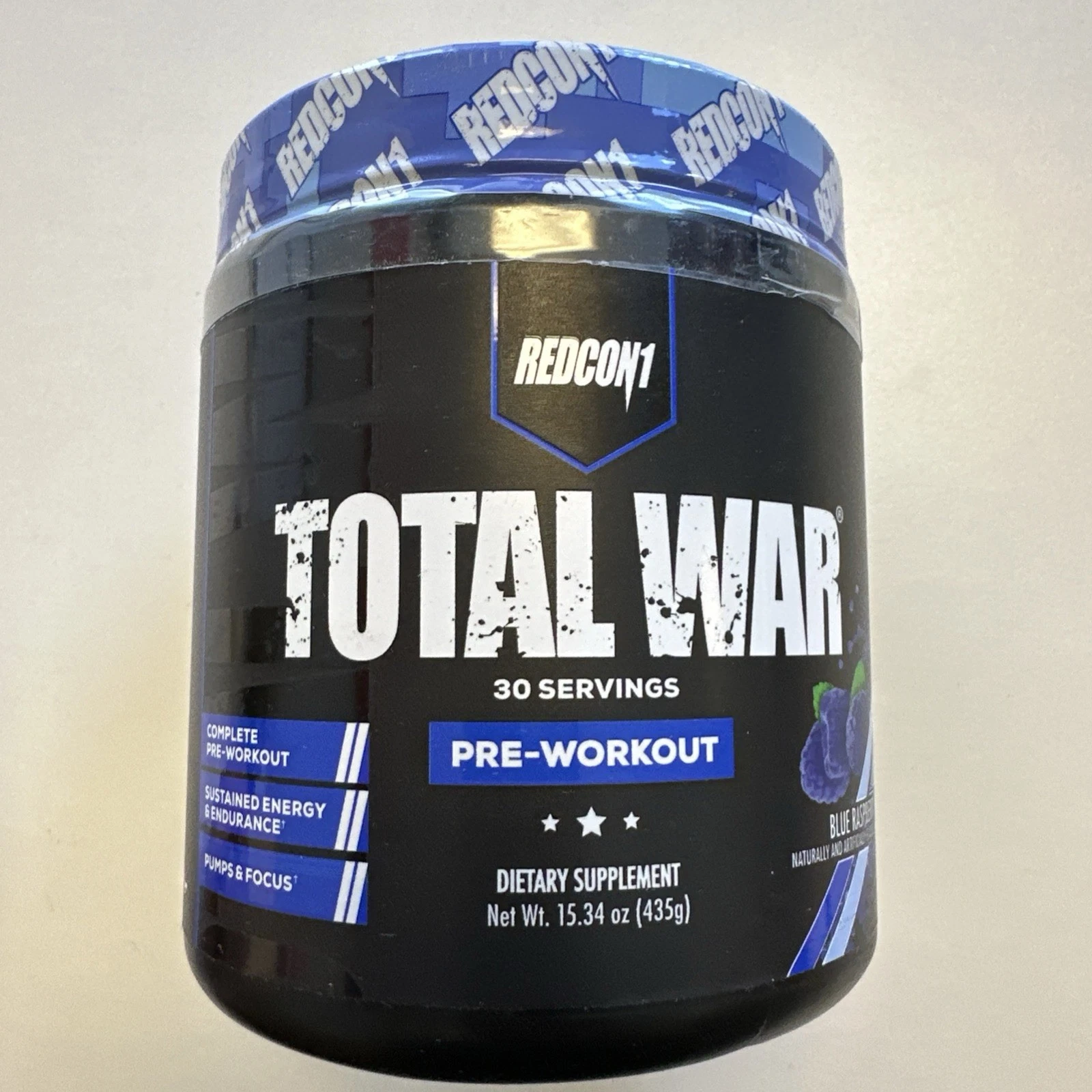 REDCON1 Total War Grape Pre Workout – Fast Acting Focus & Pump – 30 Scoops