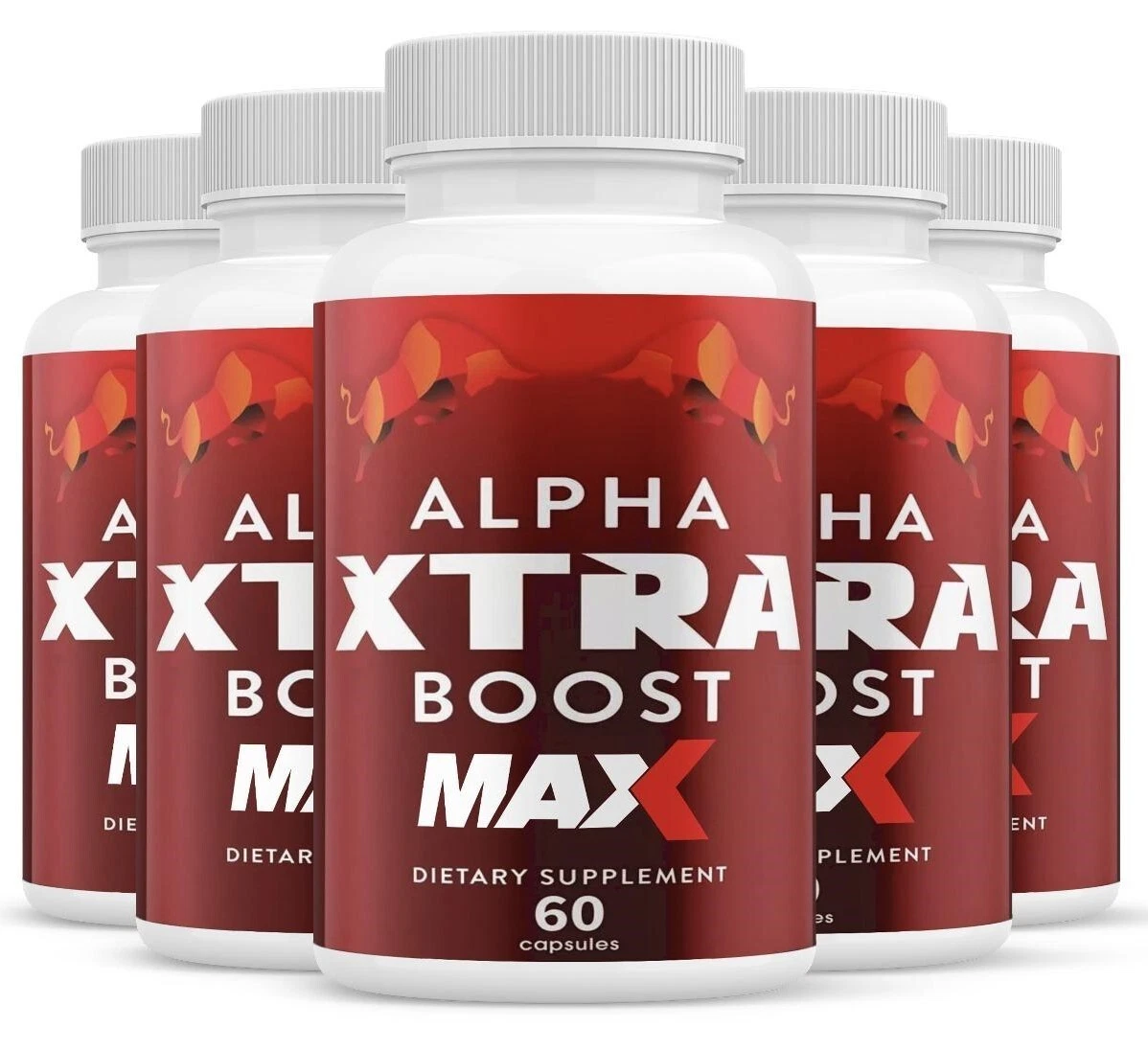 (5 Pack) Alpha Xtra Boost MAX for Men Capsules - AlphaXtraBoost Vitamin Complex