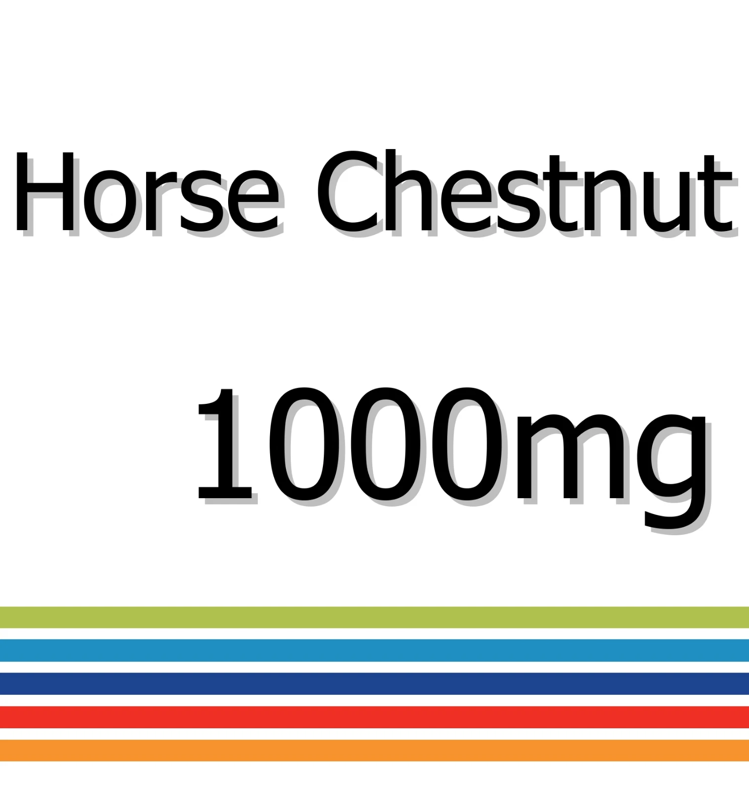 Horse Chestnut 1000mg x 30 Tablets - Supports Immune